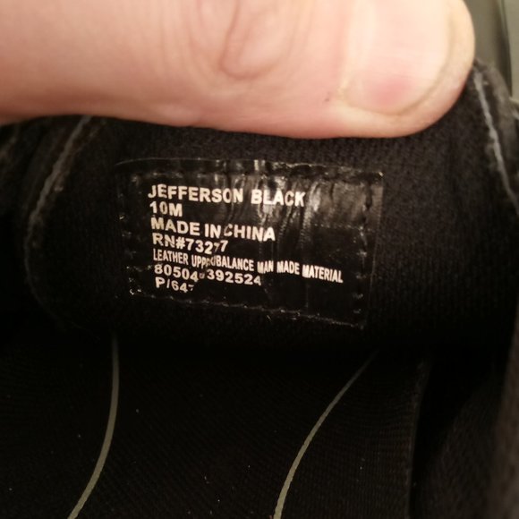 BRAND NEW Men’s Black Leather Shoes Size 10 M main image 7